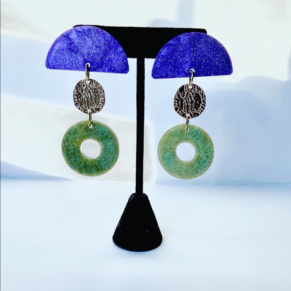 Mardi Gras Earrings